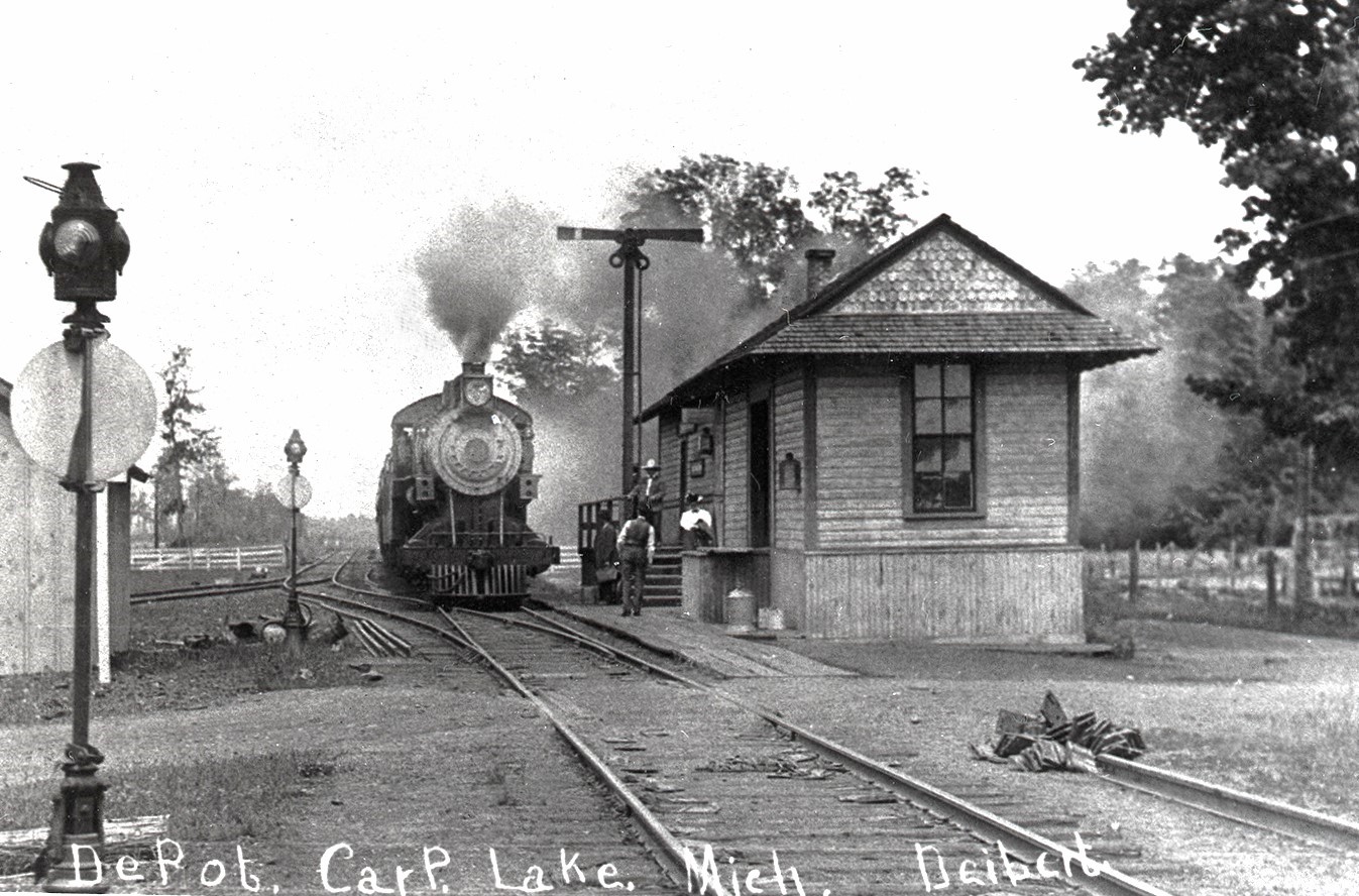 GRI Carp Lake Depot and Train